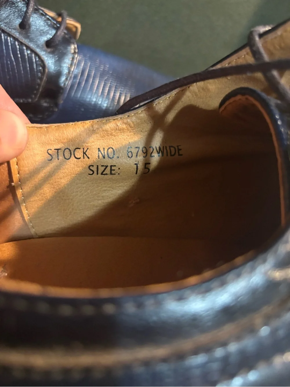 Men Dress Shoes Sq Toe Tie, Brand New NAVY & BLACK ANTONIO CERRELLI 6792 SZ 15W